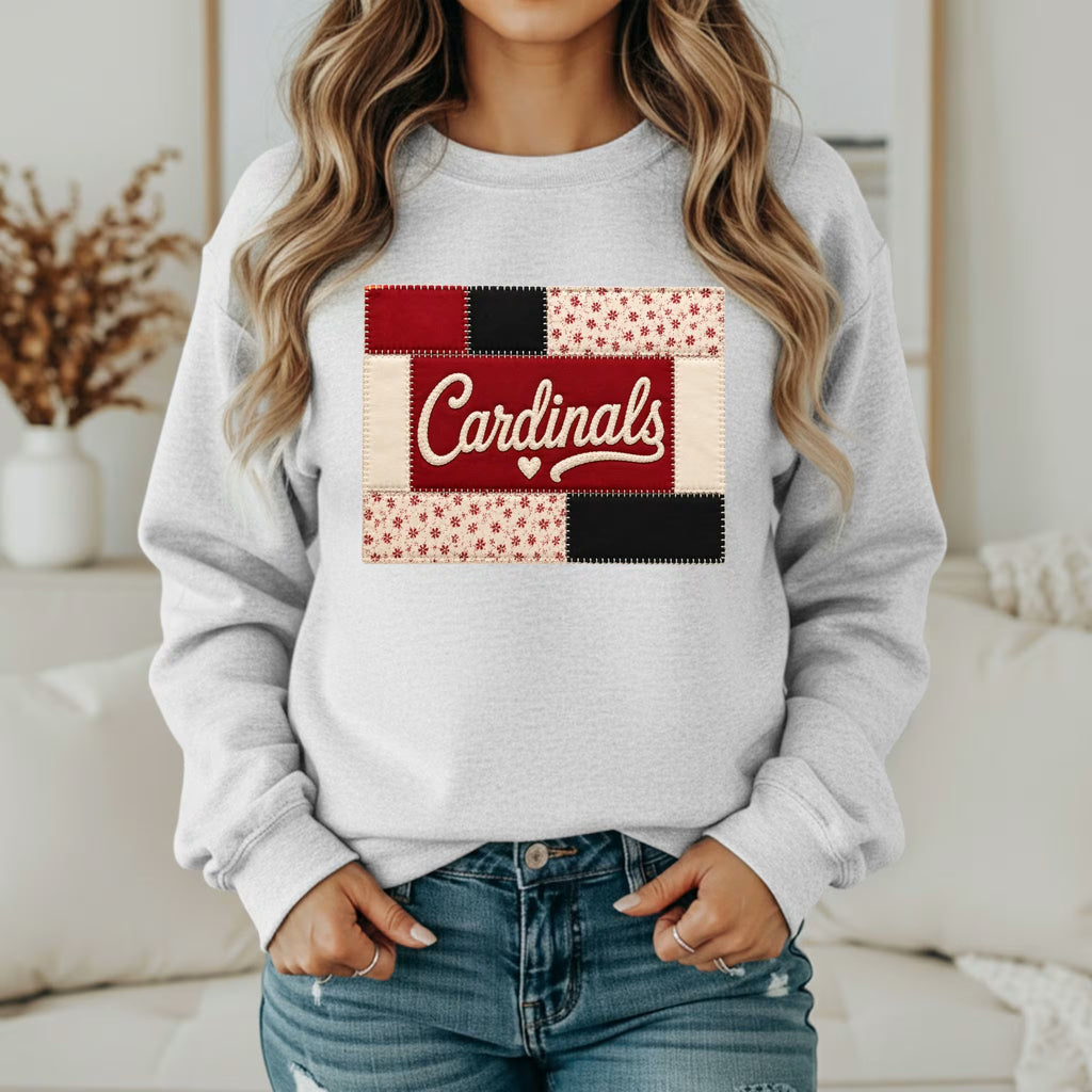 Custom Team Inspired Patchwork Sweatshirt